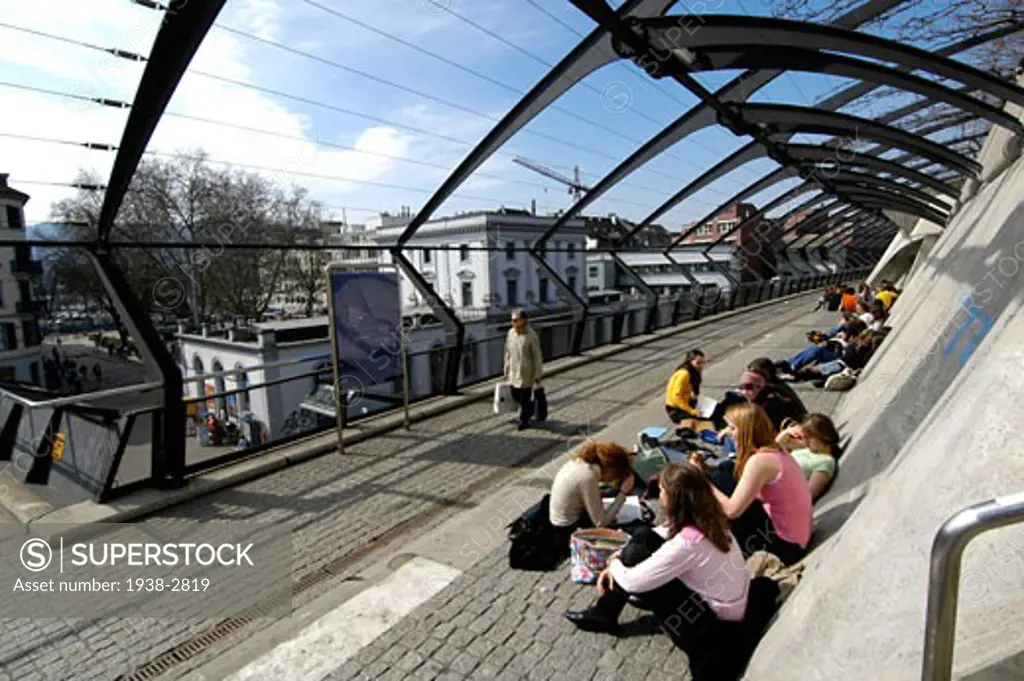 Stadelhofen Station in Zurich Switzerland
