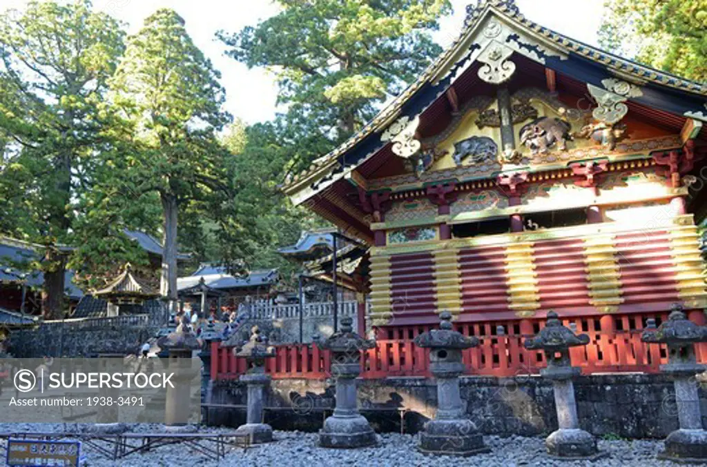 Shrine, Nikko Tosho-gu, Nikko, Tochigi Prefecture, Kanto Region, Honshu, Japan