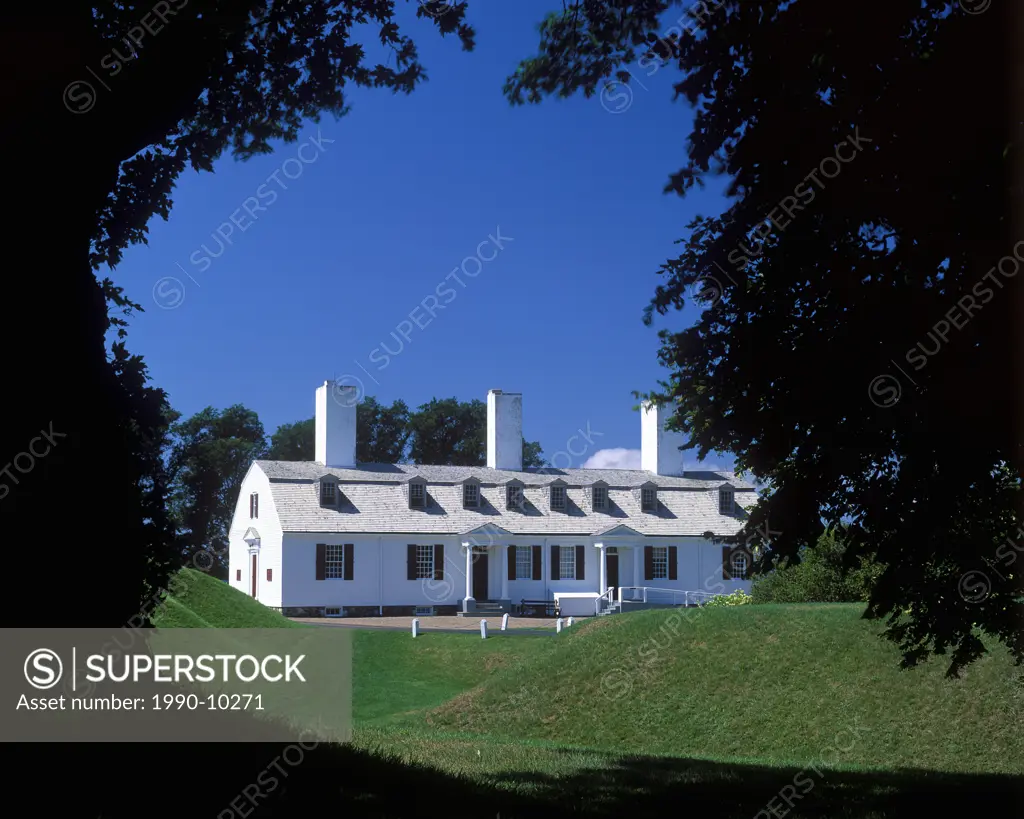 Fort Anne National Historic Site, Fort Anne National Park, Annapolis Valley, Annapolis Royal, Nova Scotia, Canada.