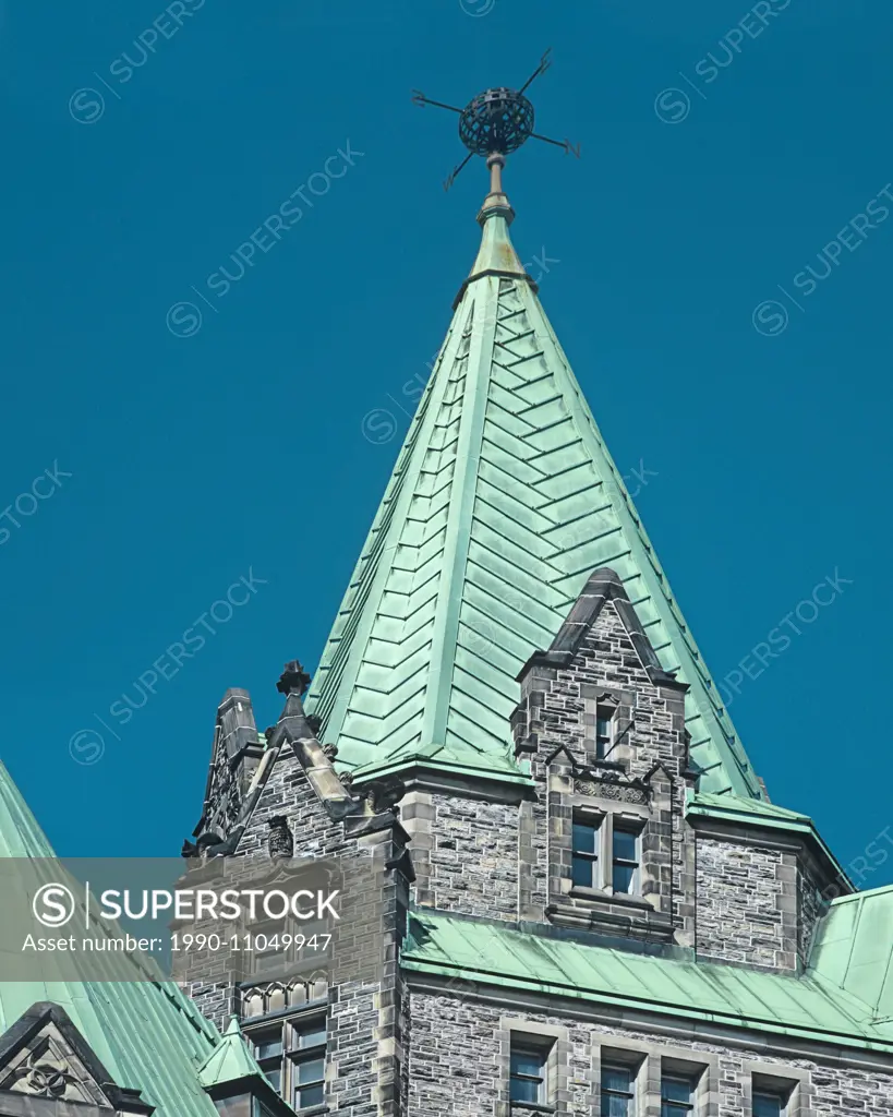 SPIRE DETAIL, CONFEDERATION BUILDING, PARLIAMENT OF CANADA, OTTAWA, Ontario, Canada