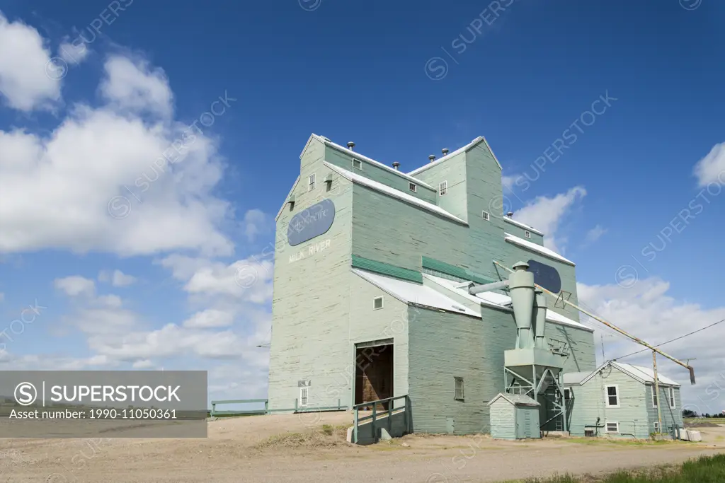 Grain elevator, Milk River, Alberta, Canada