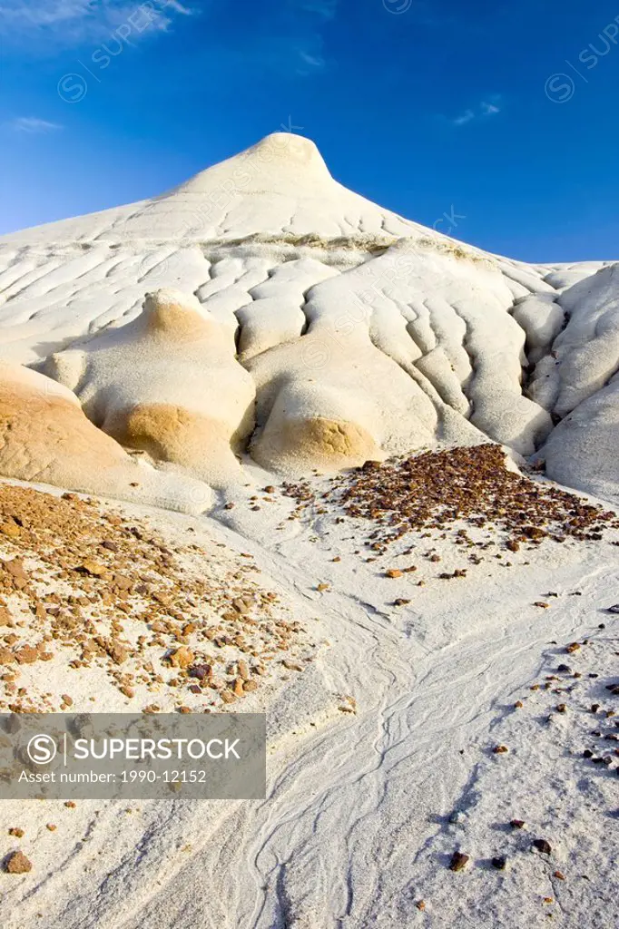 Sandstone formation, Dinosaur Provincial Park, Alberta, Canada