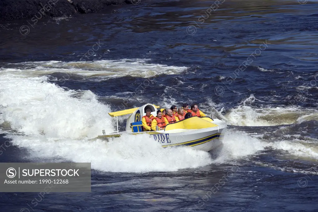 Jet Boat Ride, Reversing Falls, Saint John, River, New Brunswick, Canada, people