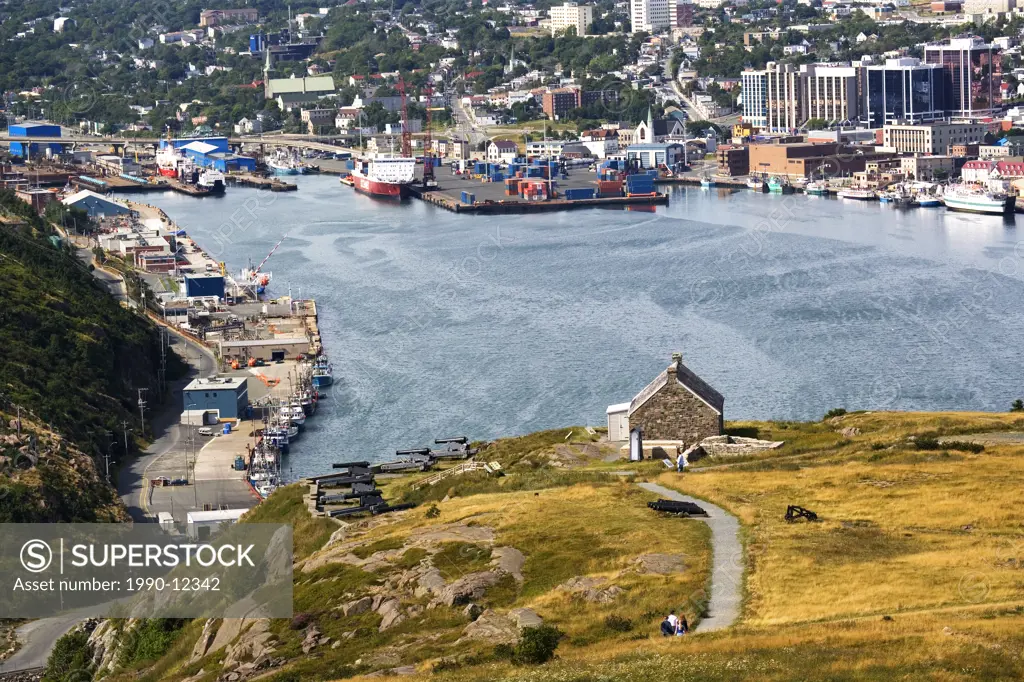Signal Hill National Historic Site, ST. John´s, Newfoundland, Canada, City, people
