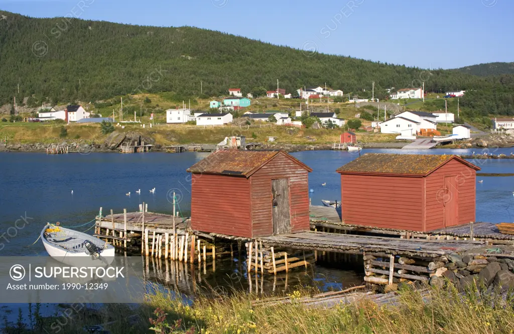 Fishing Sheds, New Periclan, Newfoundland, Canada