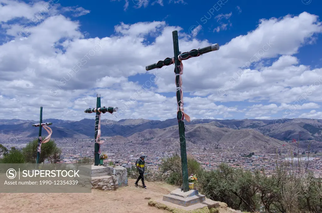 atop the hills above Cuzco, Peru