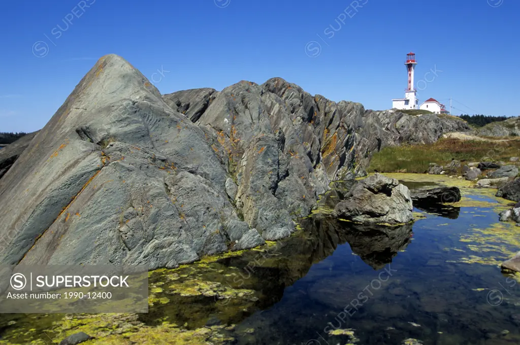 Cape Forchu Lighthouse, Yarmouth, Nova Scotia, Canada