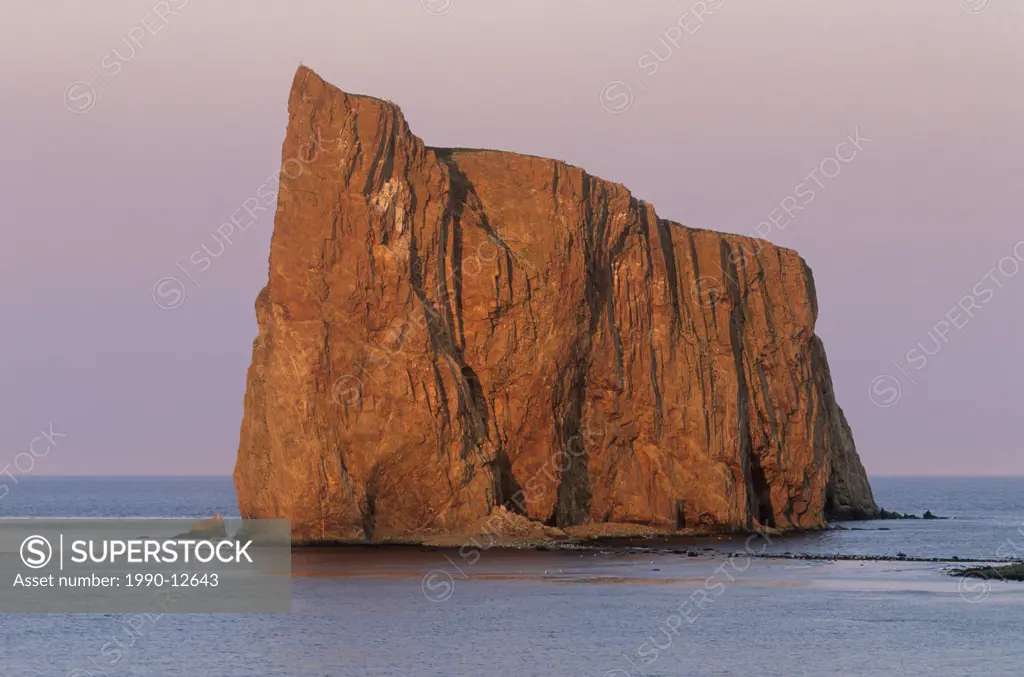 Percé Rock, Gaspe Peninsula, Quebec, Canada