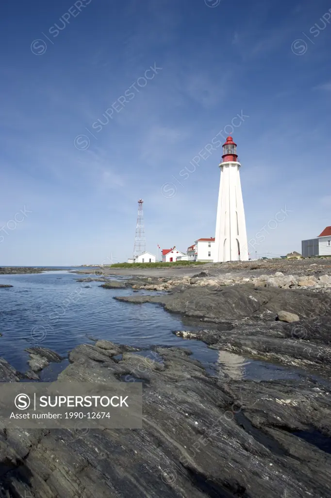Pointe_au_Père, Lighthouse, National Historic Site, Quebec, Canada