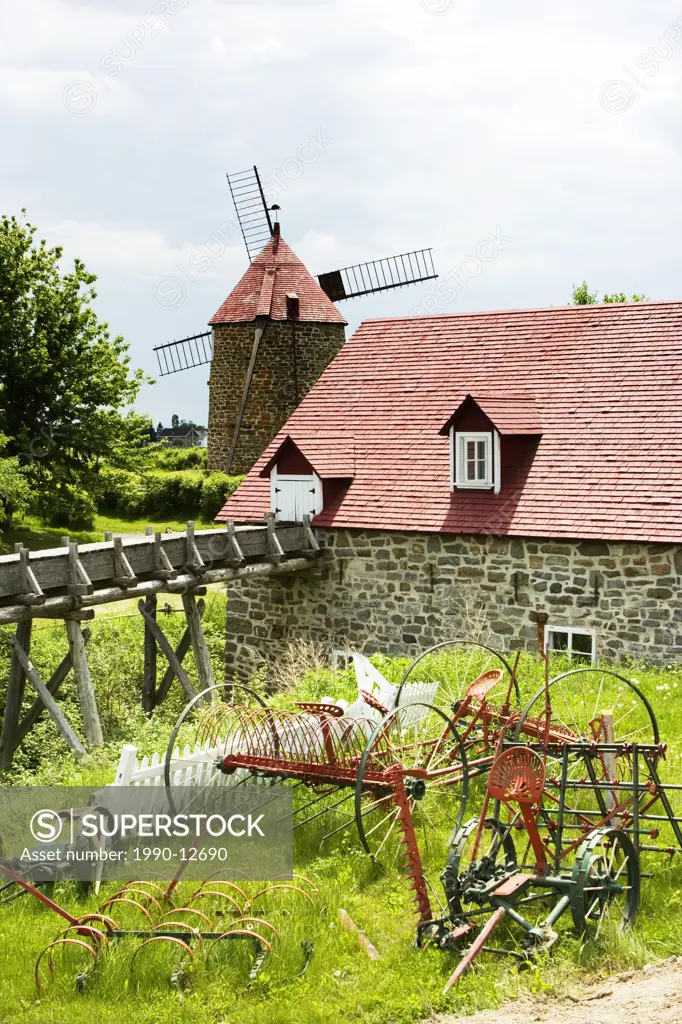 Exterior, Gristmill, The Mills of Ile_aux_Coudres, Charlevoix, Quebec, Canada