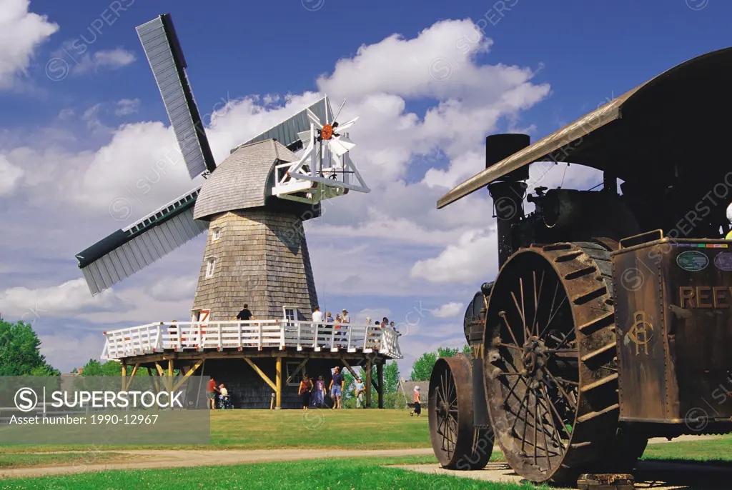 windmill, Steinbach Mennonite Museum, Manitoba, Canada