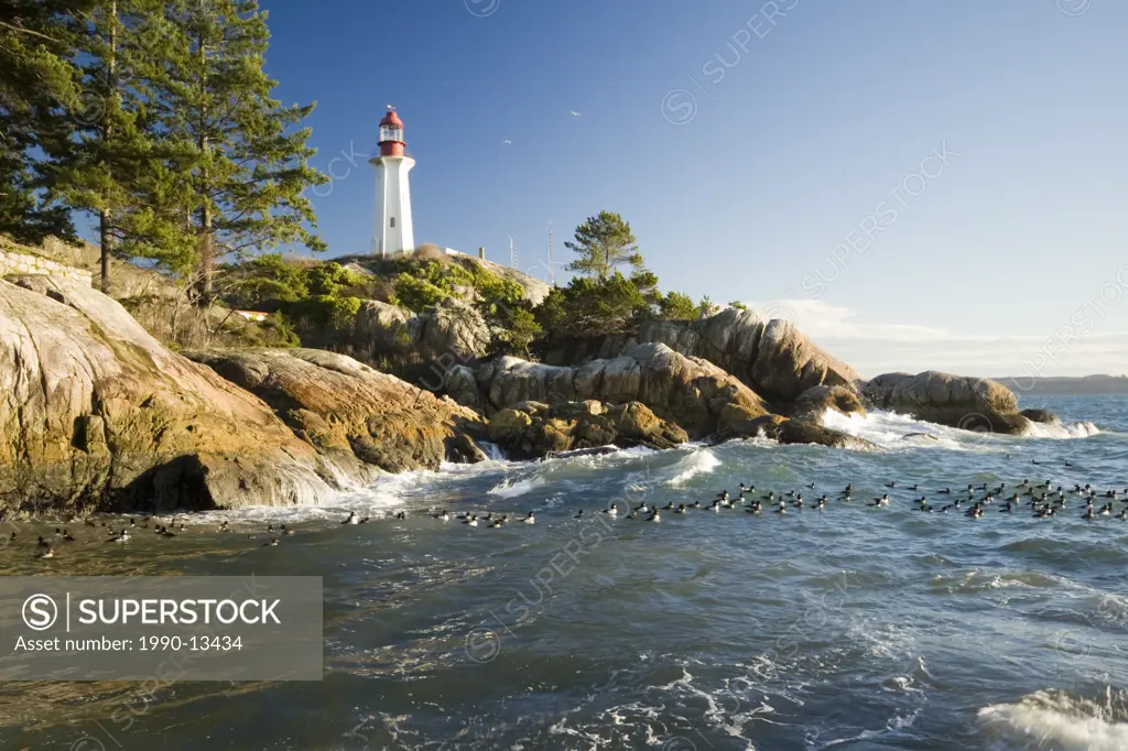 Point Atkinson lighthouse park in West Vancouver, British Columbia, Canada