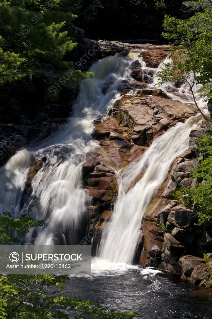 Mary Ann Falls, Cape Breton Highlands National Park, Cabot Trail, Cape Breton, Nova Scotia, Canada.