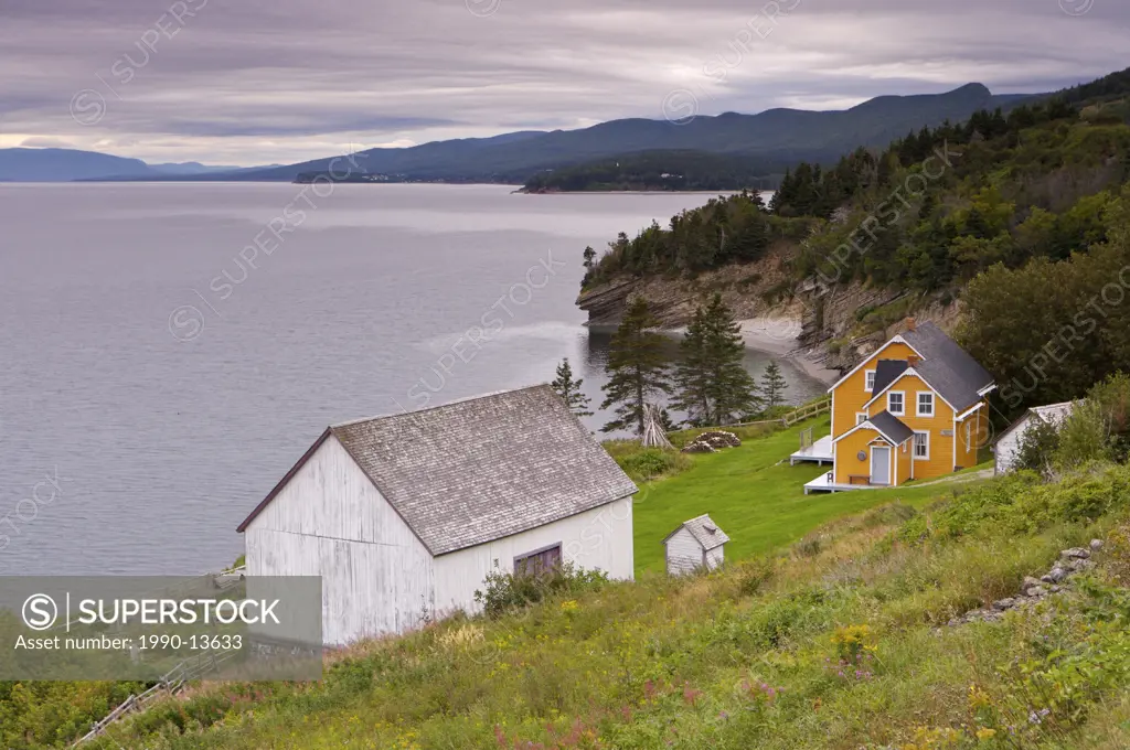 Mr Xavier Blanchette´s House a fisherman and farmer _ 1871 to 1953, Anse_Blanchette, Gaspe Bay, Forillion National Park, South Area, Land´s End, Gaspe...