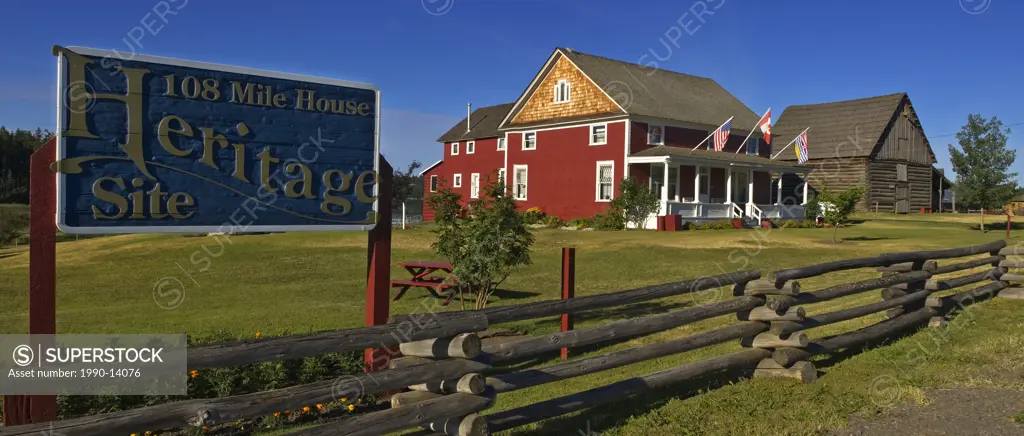 108 Mile House Heritage Site at 108 Mile Ranch, British Columbia, Canada