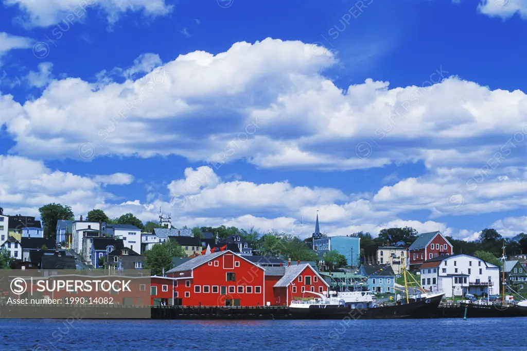 Buildings along the waterfront, Lunenburg, Nova Scotia, Canada