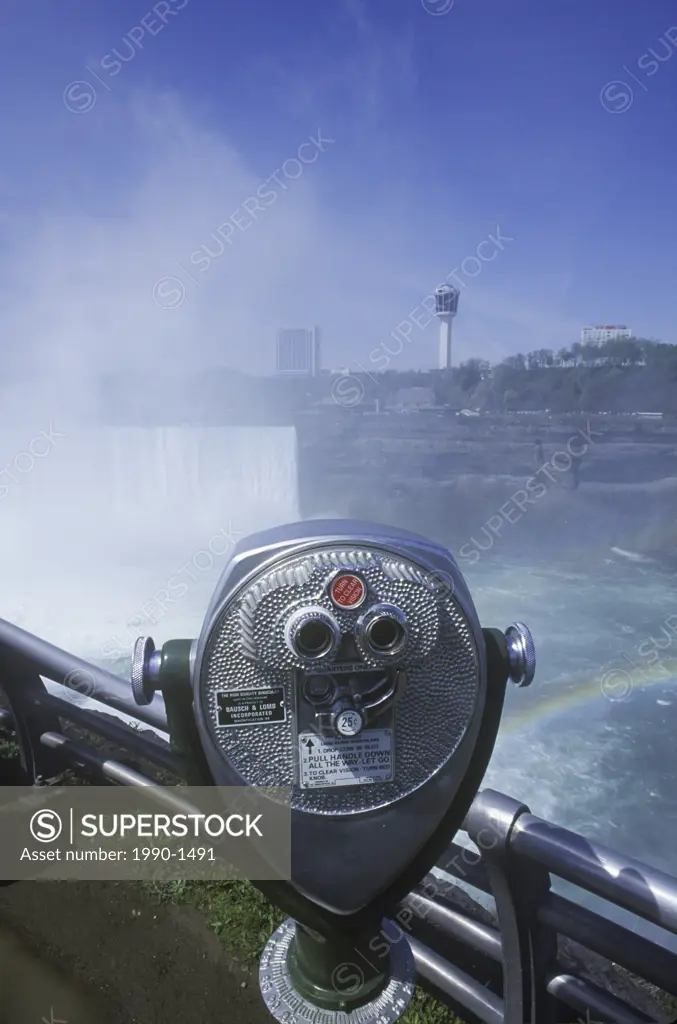 American Falls and viewscope, Niagara Falls, Ontario, Canada