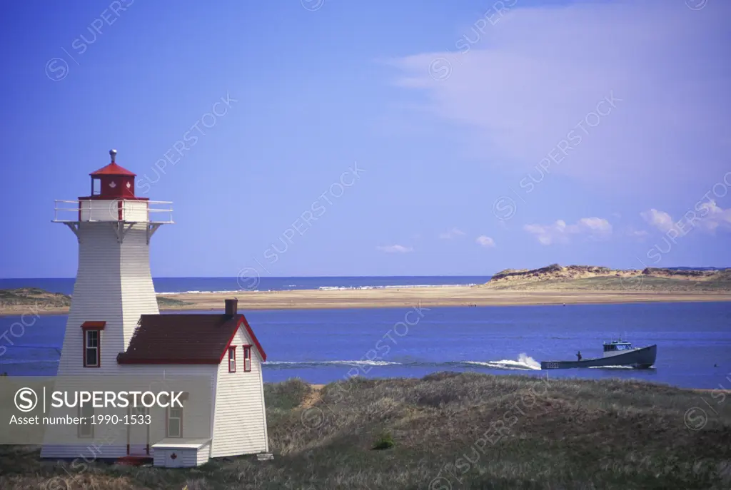 Tryon Lighthouse, Cavendish Beach, Prince Edward Island, Canada
