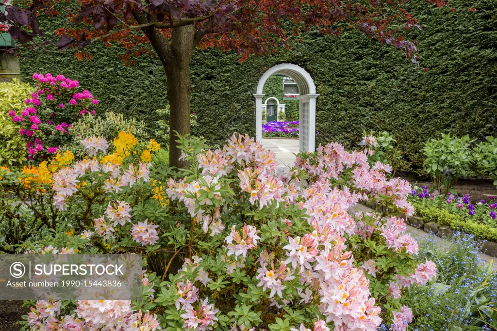 Butchart Gardens, Brentwood Bay, Greater Victoria, Vancouver Island, British Columbia, Canada