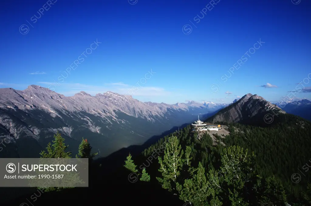Sulphur Mountain, above Banff townsite, Alberta, Canada