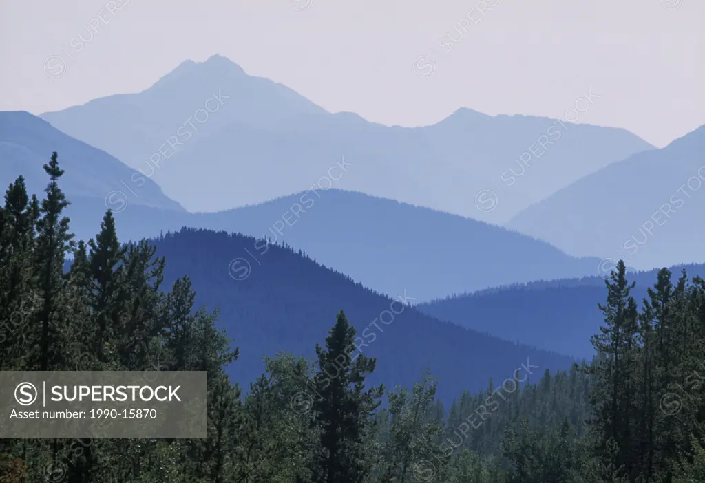 Blue Rock Mountain and Gorge Creek Valley, Kananaskis Country, Alberta, Canada