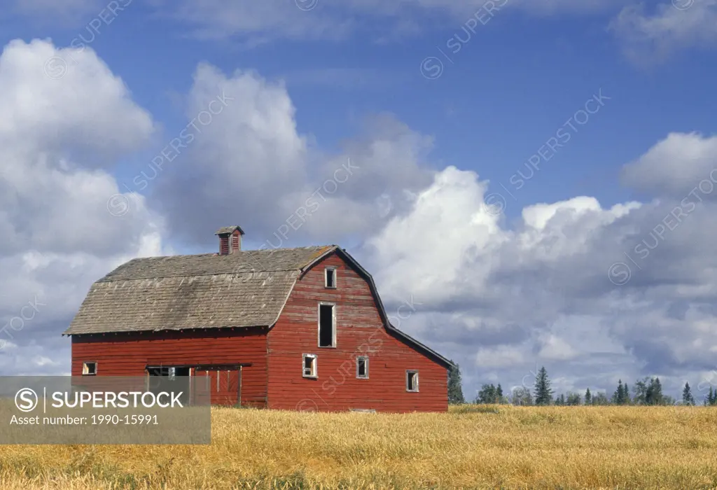 Old barn near Devon, Alberta, Canada