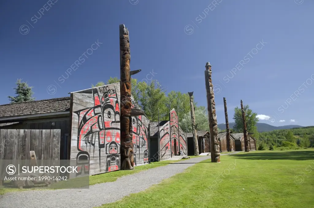 Ksan Historical Village and Museum, Hazelton, British Columbia, Canada