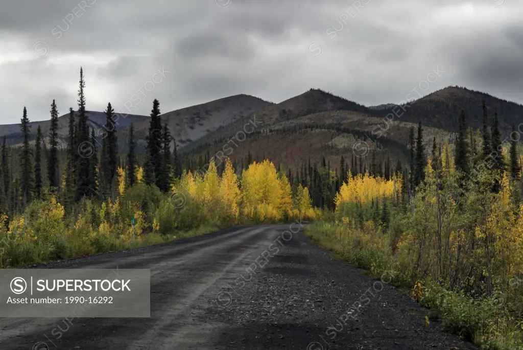 Dempster Highway, Blackstone Mountain, Yukon Territory, Canada