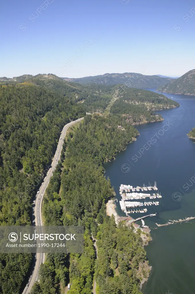 The road leading into the Cowichan from the south, the Malahat offers spectacular views of Saanich Peninsula, the Gulf Islands and beyond. Vancouver I...