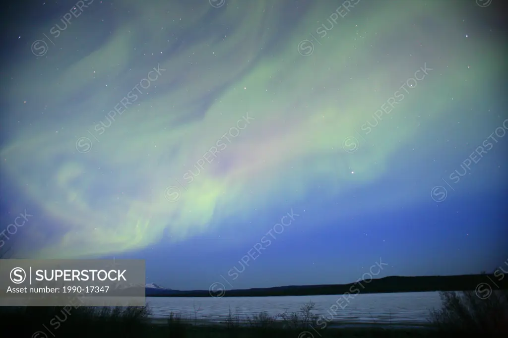 Aurora Borealis or Northern Lights, Yukon.