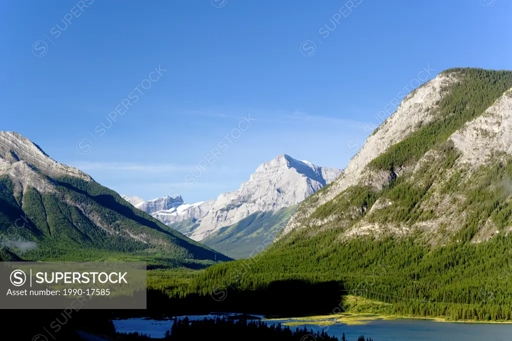 Barrier Lake, Kananaskis, Alberta, Canada, Lake, mountain, Rockies, Geological Formation, forest