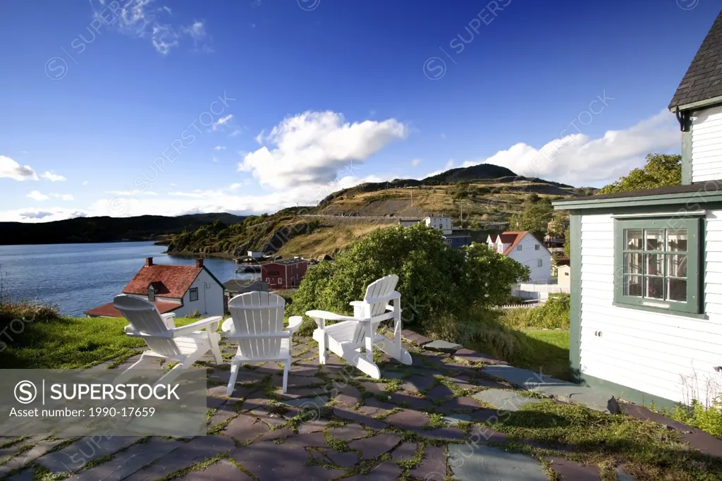 Lawn Chairs, Artisan Inn, Trinity, Newfoundland, Canada