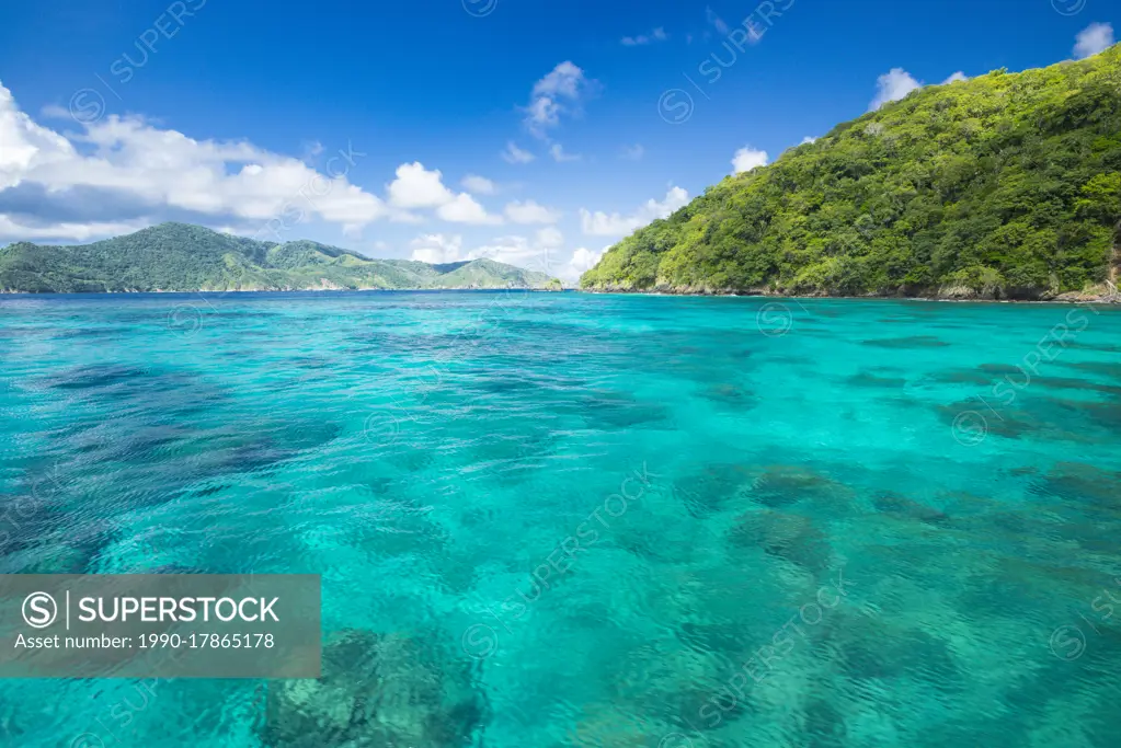 An ocean scene in Tobago, Trinidad and Tobago