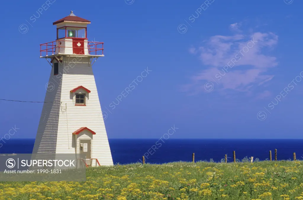 Lighthouse, Cape Tryon, Prince Edward Island, Canada