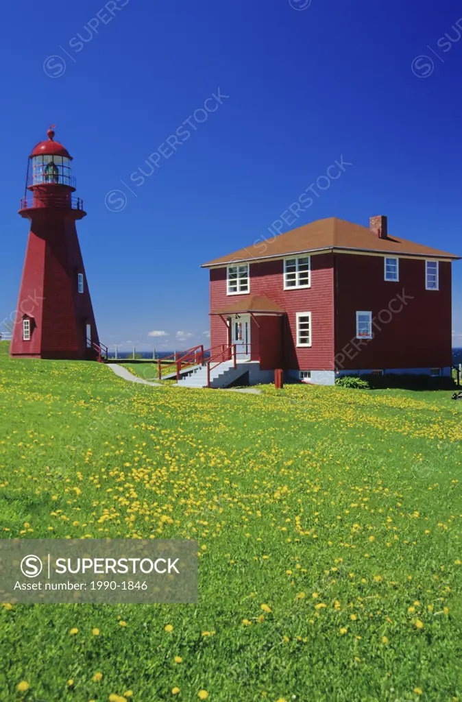Lighthouse La Martre, Quebec, Canada