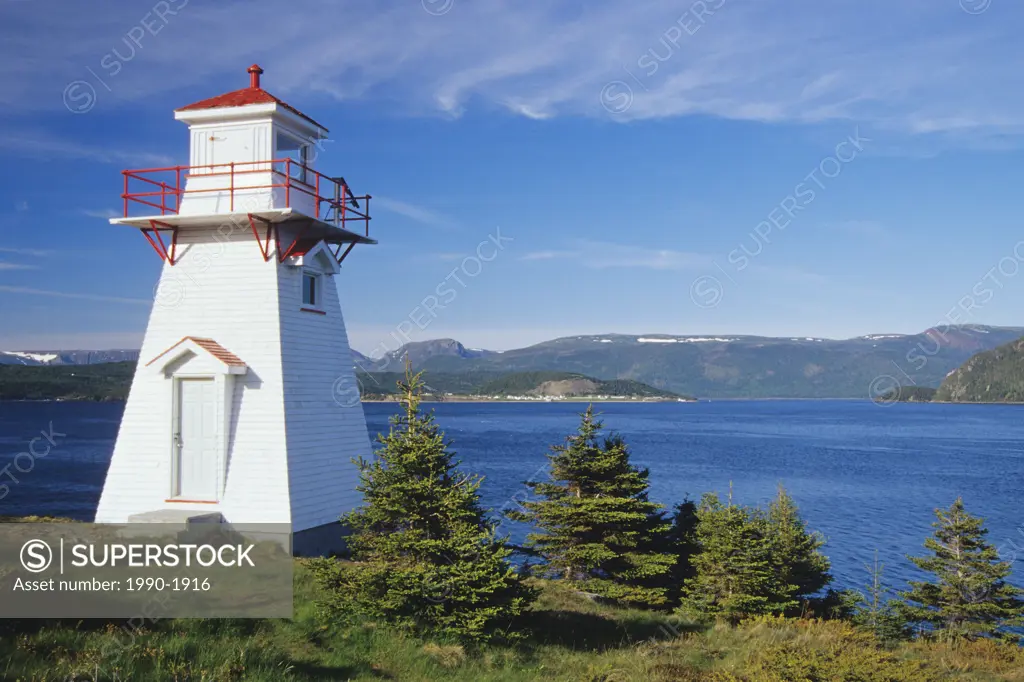Lighthouse at Woody Point, Gros Morne National Park, Newfoundland, Canada