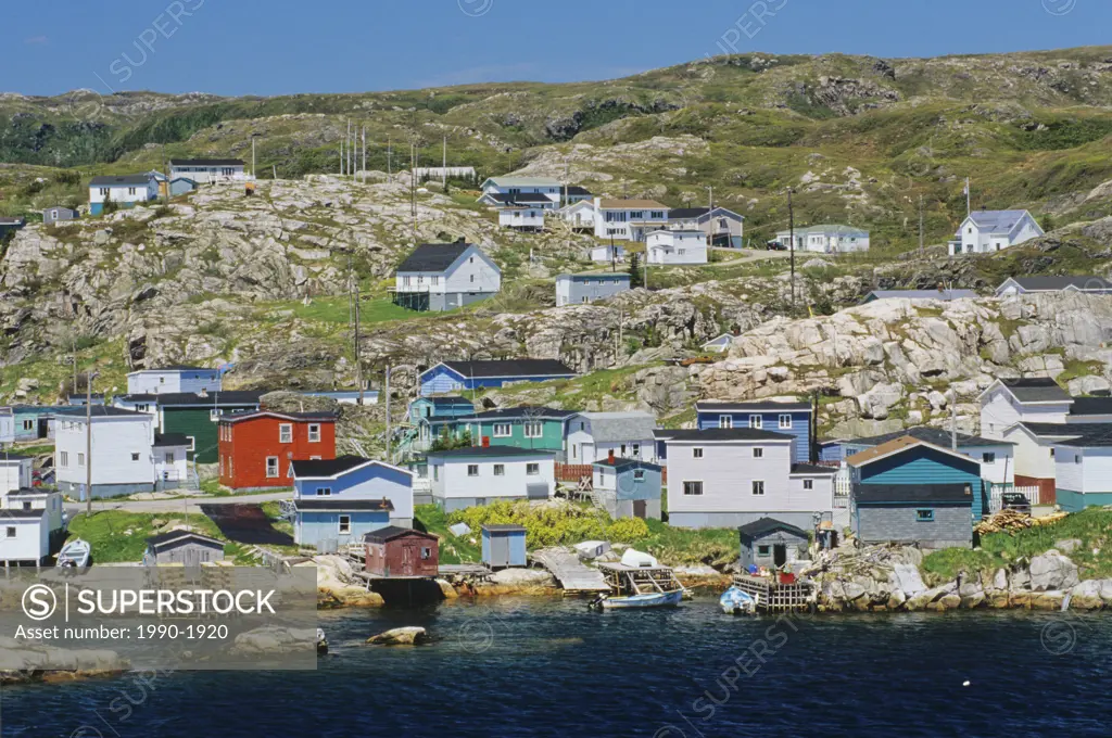 Coastal village Rose Blanche, Newfoundland, Canada