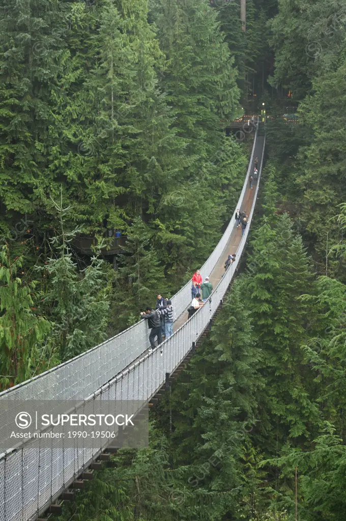 The Capilano Suspension Bridge, North Vancouver, British Columbia, Canada