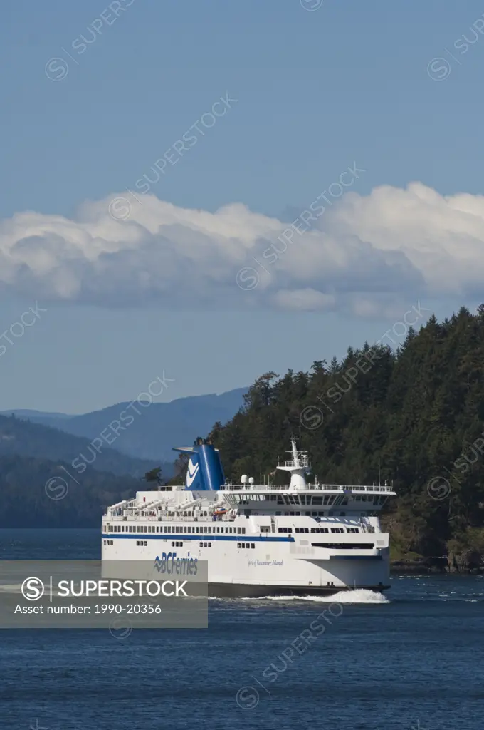 BC Ferry, Spirit of Vancouver Island, in Active Pass, British Columbia, Canada
