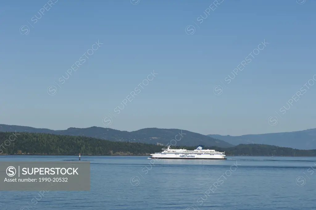 BC Ferries from Mayne Island, Gulf Islands, BC, Canada