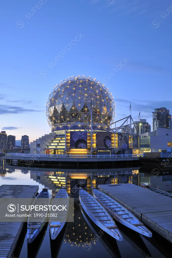 Science World, False Creek, Vancouver, British Columbia, Canada