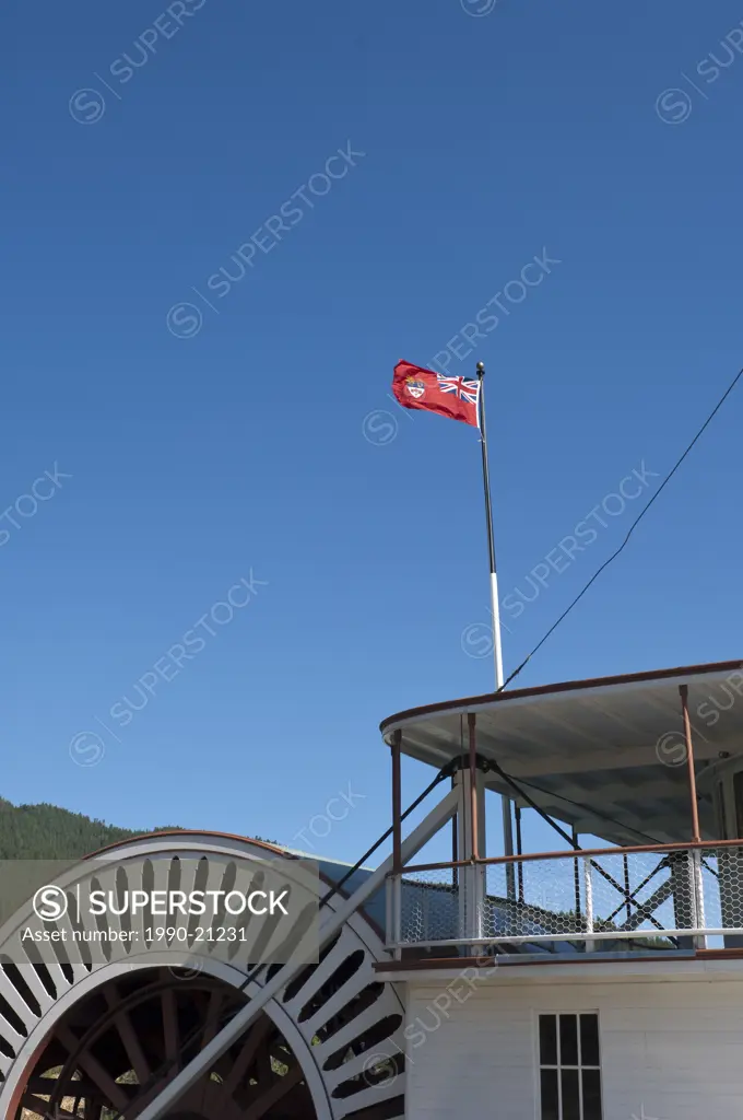 Restored paddlewheeler, Moyie, at Kaslo, British Columbia, Canada