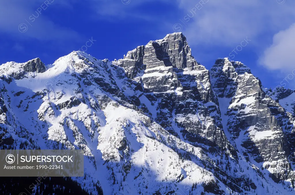 Rocky Mountains, Iconoclast Mountain, Glacier National Park, British Columbia, Canada