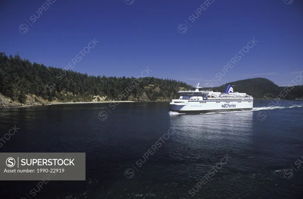 Spirit class vessel on Swartz Bay Tsawwassen route, British Columbia, Canada