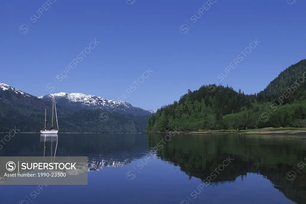 Khutzeymateen Inlet, ecotour sailboat, British Columbia, Canada