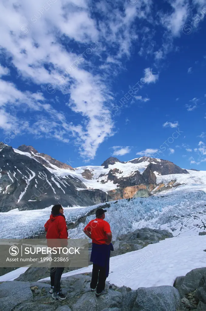 Coast mountain range, Klinaklini glacier meltwaters, British Columbia, Canada