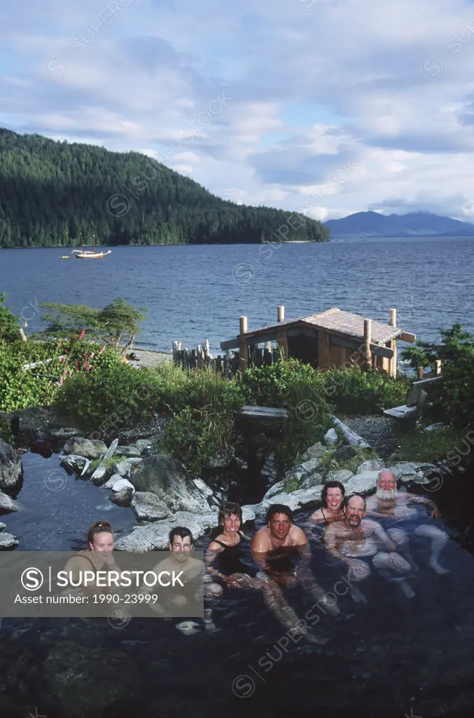 Queen Charlotte Islands, Haida Gwaii, Hot Spring Island Gandll K´in Gwaayaay, British Columbia, Canada
