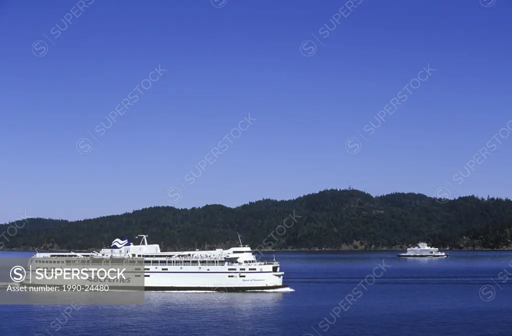 BC Ferries in Gulf Islands Queen of Vancouver, British Columbia, Canada