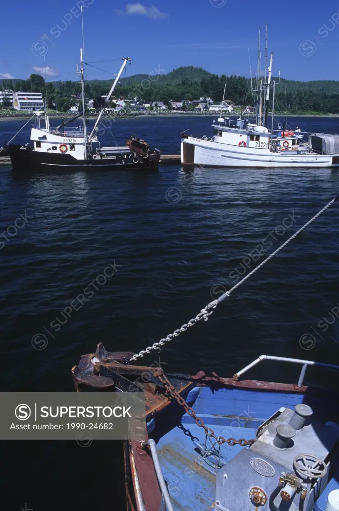 Port Hardy fishbboats, Vancouver Island, British Columbia, Canada