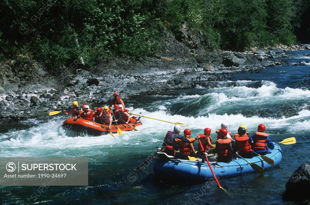 Nimpkish River Rafting- Destiny River outfitters, Vancouver Island, British Columbia, Canada